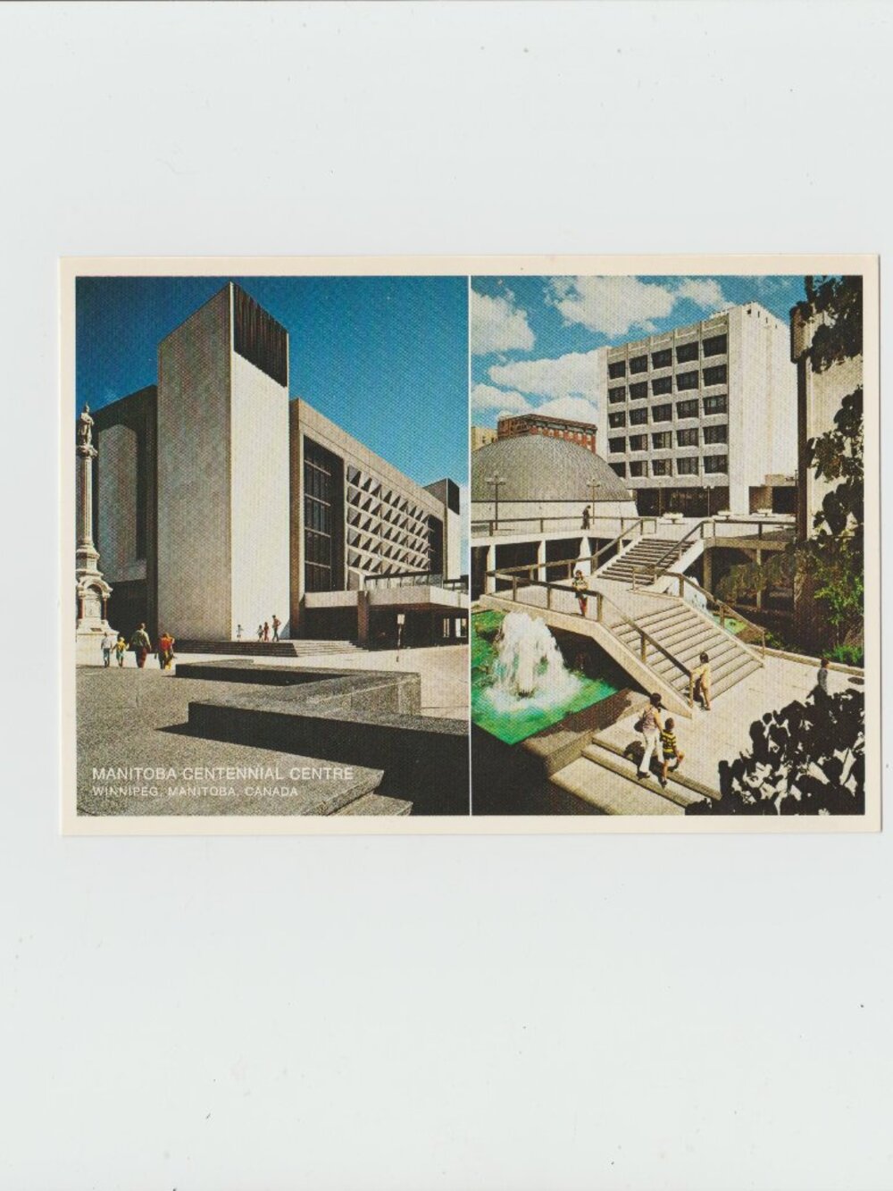 Manitoba Centenial Centre Winnipeg, Canada Postcard